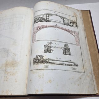 Libro Antico 1851 Istituzioni Architettura Statica