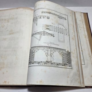 Libro Antico 1851 Istituzioni Architettura Statica