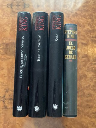 Lote libros de Stephen King - 4 Libros