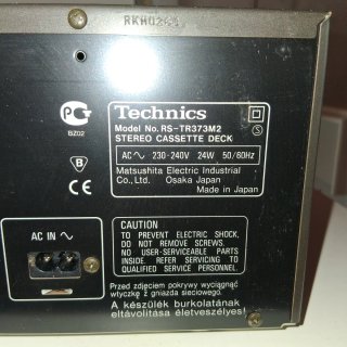 Technics RS-TR230 Doble Cassette Deck