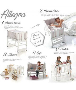 Minicuna Allegra Madera