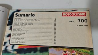 REVISTA MOTOCICLISMO 1981