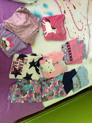 Lote pijamas entretiempo 7-8 años