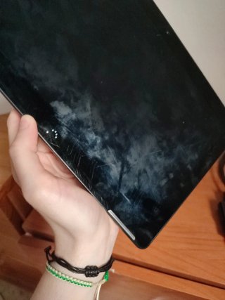 Tablet Negra Aquaris M10 con Cargador