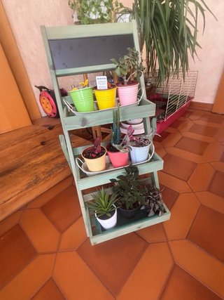 Estantería Escalera Plantas 3 Niveles