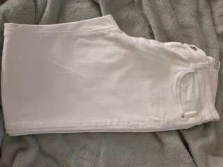 Pantalón Zara blanco elástico