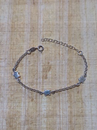 Pulsera de plata de ley - tortugas