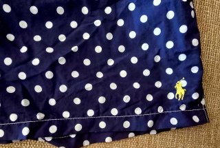 Bañador Ralph Lauren Lunares Azul Talla XL