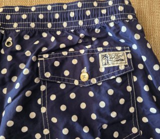 Bañador Ralph Lauren Lunares Azul Talla XL