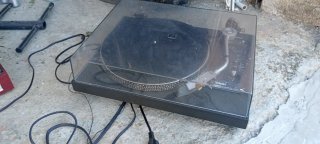Tocadiscos Technics Negro/Plateado