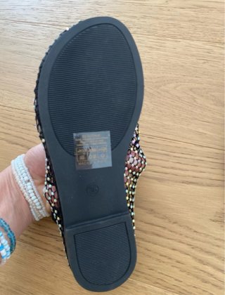Sandali donna neri con dettagli argento