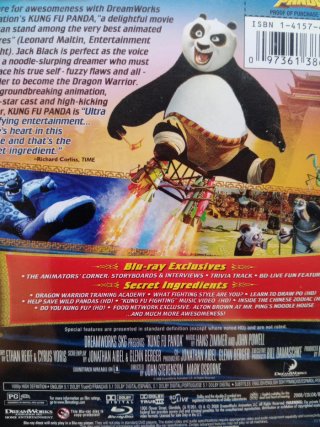 Filme Blu-ray Kung Fu Panda - Dreamworks