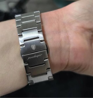 Reloj Poedagar Hombre Azul y Plateado