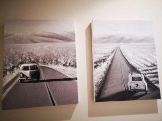 Cuadros Vintage B/N (2 unidades)