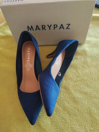 Zapatos de tacón MARYPAZ azul talla 37