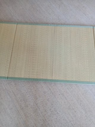 Tatami plegable de bambú