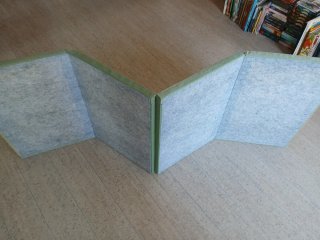 Tatami plegable de bambú