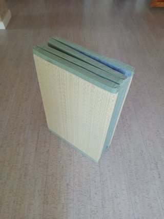 Tatami plegable de bambú