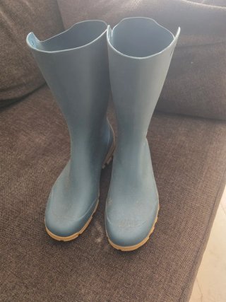 Botas de agua azules talla 40