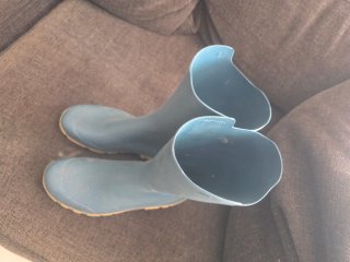 Botas de agua azules talla 40