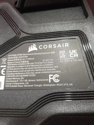 Teclado Gamer Corsair K70 Core Español