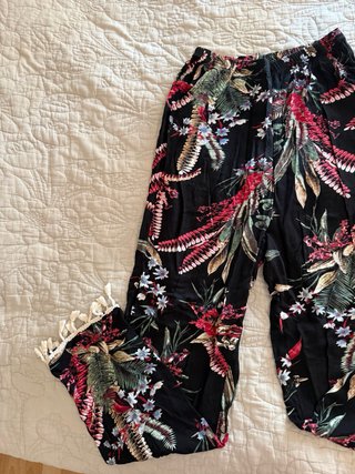 Pantalones playeros estampados talla única.Talla S