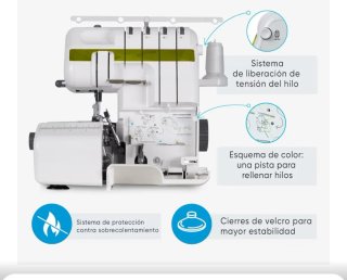 Remalladora Overlock EFFEKTIV 1700X