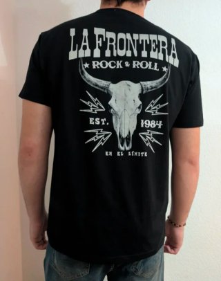 ELENA // CAMISETA NEGRA - LA FRONTERA - TALLA L -