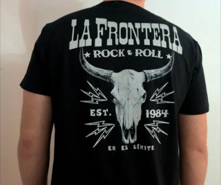 ELENA // CAMISETA NEGRA - LA FRONTERA - TALLA L -