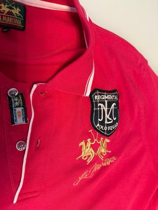 Polo La Martina Fucsia