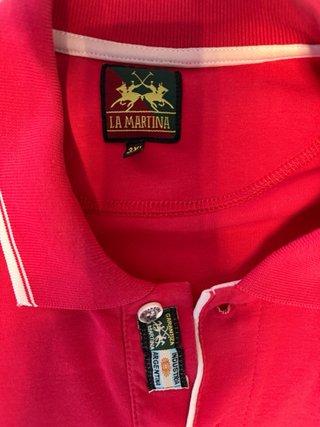 Polo La Martina Fucsia
