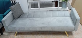 ·Sofá Cama Bogota ·Gris·, Cómodo. ¡EN OFERTA!