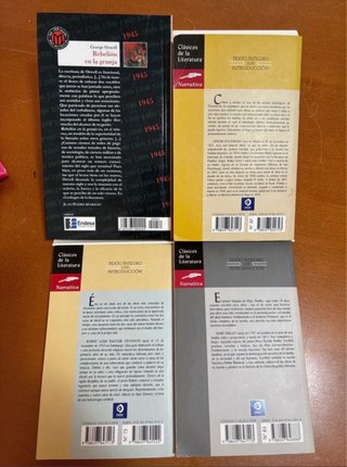 Lote 4 Libros Clásicos Imprescindibles
