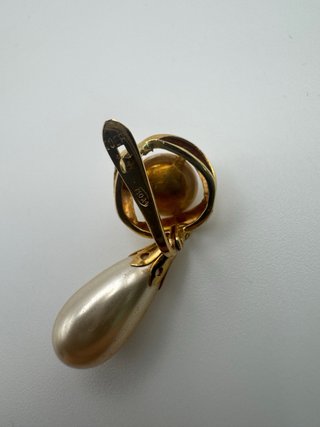 011-04-00514 PENDIENTES PERLAS COLGAR ORO 18K