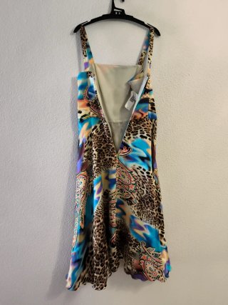 Vestido fiesta estampado