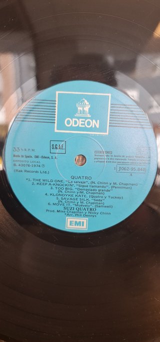 LP Suzi Quatro QUATRO EMI Odeon