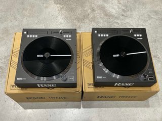 2x Rane Twelve Controladores DJ