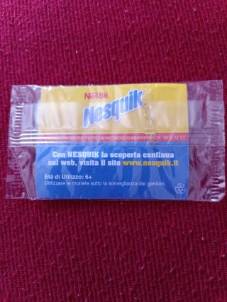 Moneta 5 Lire Italia 1998 Nesquik.