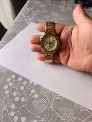 Reloj Seiko  Chronograph 100M Dorado Hoya