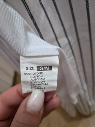 Vestito estivo donna bianco a righe