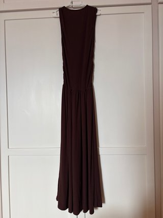 Vestido largo marrón talla M