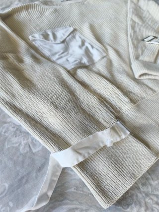 Jersey Zara Beige con Bolsillo