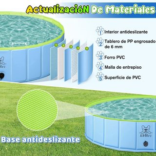 Piscina Plegable Perros y Niños