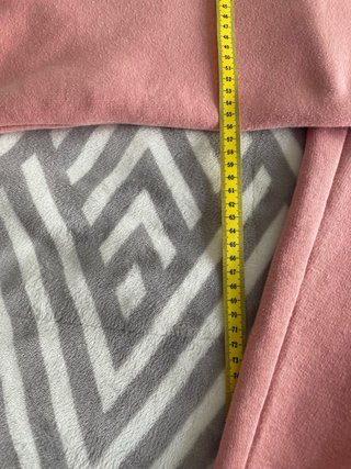 Sudadera rosa Bershka loose fit afelpada talla S