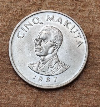 Lote 3 Monedas Zaire 1967