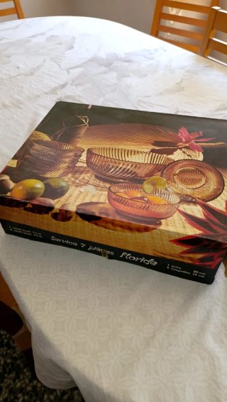 Juego de mesa Service 7 pièces Floride Vintage