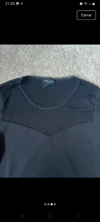 Camiseta térmica Isabel Mora negra
