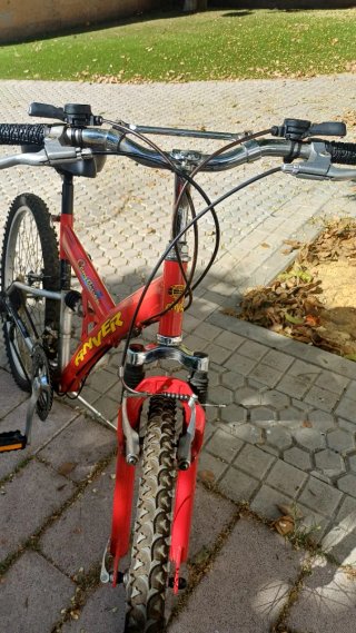 Bicicleta de montaña anver  roja.26 pulgadas