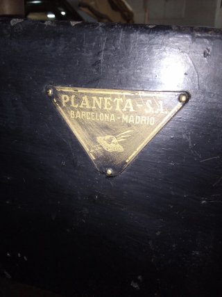 Antigua Guillotina planeta de imprenta