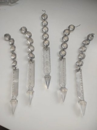 Lágrimas de cristal para lámpara